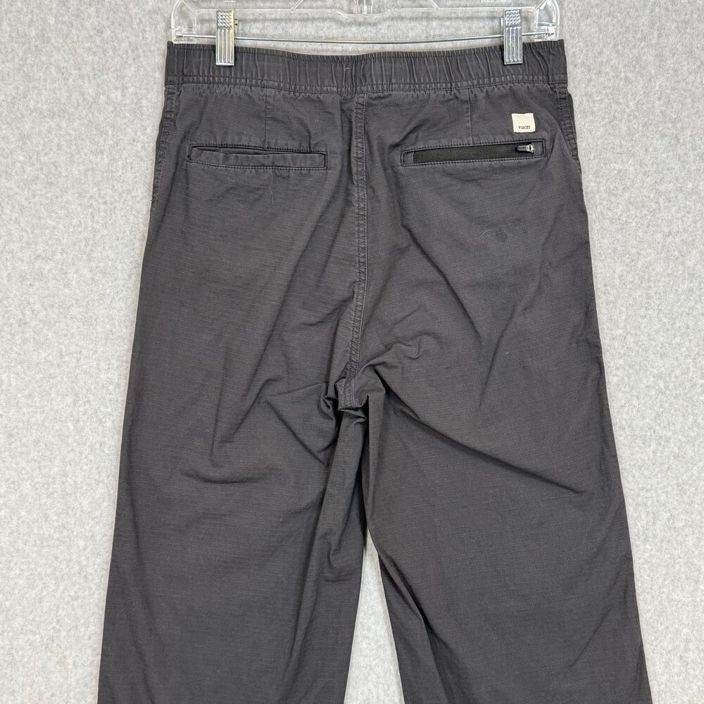 Vuori Rip Stop Pant Size M Wide Leg Cropped Comfort Travel Athleisure VW416 Gray - Picture 5 of 16